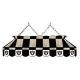 Other Brands Oakland Raiders 40W-in. Stained Glass Pool Table Light