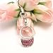 NEW Sparkling Hot Pink Sun Visor Charm for Cell Phone