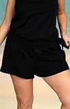 Beach Belle Black Plus Size Shorts Bottom - Plus Size Swimsuit Plus Size Swimsuits