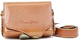 Leather Camera Case Bag for Canon Powershot SX210 Digital Camera