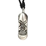 Street Demon Skateboard Pewter Pendant, Board Art Collection