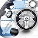 Universal Steering Wheel Technic 3 320mm Black w/ Horn Image