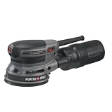Porter-Cable 394 5-inch Low Profile Random Orbit Sander with Dust Collection and Pressure Sensitive Adhesive Pad