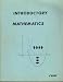 Introductory Mathematics ([Real Numbers and Functions: Workbook with Diagnostic and Achievement Tests)