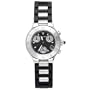 Cartier Women's W10198U2 Must 21 Chronoscaph Stainless Steel and Black Rubber Chronograph Watch