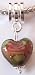 Murano Style Silver Plated Charm Dangle Fits Pandora Glass Heart Pendant (1)