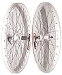 Alex DM24 26" 6 Bolt Disc White Wheelset 26 x 1.75 32H White/White