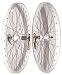 Alex DM24 26" 6 Bolt Disc White Wheelset 26 x 1.75 32H White/White