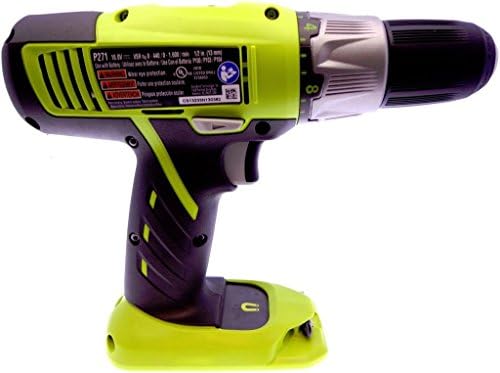 Ryobi P271 18V (18Volt) 1/2" Drill (Tools only - no batteries / chargers. Use ONE PLUS 18v P100 P102 P103 litihum NiCd Batteries)