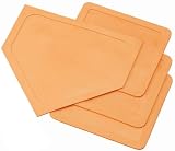 Champion Sports Indoor/Outdoor Orange Baseball Base Set