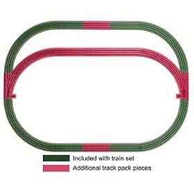 Lionel 12031 FasTrack Outer Passing Loop Track Pack