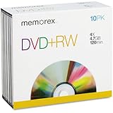 Memorex Dvd+rw Rewritable Disks 120 Min Of Video 4.7 Gb Boxed 10/Pack