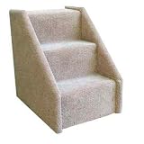 Mini Pet Stairs 3-Step (Beige, 16 in. x 12 in. 16 in. )