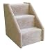 Mini Pet Stairs 3-Step (Beige, 16 in. x 12 in. 16 in. )