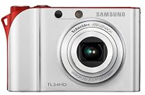 Samsung TL34HD 14.7MP Digital Camera with 3.6x Schneider Optical Image Stabilized Zoom (Red)