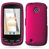 LG VN270 Cosmos Touch Rubberized Shield Hard Case - Rose Pink