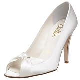 Bridal by Butter Womens Caden Peep-Toe Pump