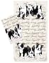 Boston Terrier Puppies Set 2 Dish Kitchen Towels Gift New