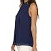vanberfia Women's Casual Sexy Sleeveless Chiffon Blouse Summer Tops