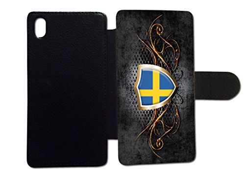 Sony Xperia Schweden Stockholm 4 case Tasche Hülle Case Cover Schutz Handy Xperia Z3