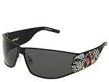 Ed Hardy L.A. Dog Black Sunglasses