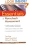 Essentials of Rorschach Assessment (Essentials of Psychological Assessment)