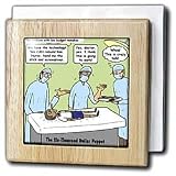 Review 3dRose LLC  / Bad TV Remakes with Pinnochio as the $6000 Puppet - 6 Inch Tile Napkin Holder