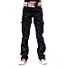 Skylinewears Women's Cargo Pants with Pockets - Casual Military Army Hiking Tactical Work Trousers Black L