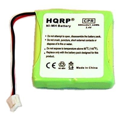 HQRP Phone Battery compatible with Audioline SLIM DECT 500, SLIM DECT 502, SLIM DECT 502 Duo, SLIM DECT 580, SLIM DECT 582 Cordless Telephone plus Coaster