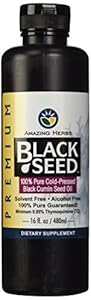 Amazing Herbs Cold-Pressed Black Seed Oil - 16oz