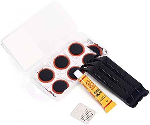SA Multi Function Purpose Bike Bicycle Cycling Tire Repair Maintenance Tool Set Tire Pry Bar Tire Repair Glue Tire Compact Portable Tool Box