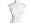 White Eden Bridal Satin Sleeveless Bridal Gown Wedding Dress, Size 4-6, BC19