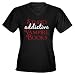 Stupid Addictive Vampire Books Women's V-Neck Dark