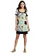Tiana B Women's Mosaic Short Sleeve Retro Dress, Black/Pink, Small