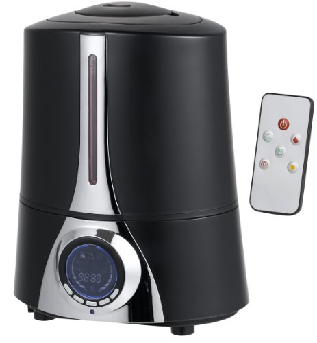 NatureSpirit® Deluxe Dual Mode Warm/Cold Mist Ultrasonic Humidifier With Ionizer, Remote Control UH-6202