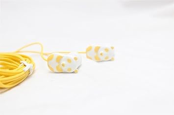 【クリックで詳細表示】Amazon.co.jp ｜ パンダ イヤホン かわいい ランニング 自転車 カナル 高音質 (d イエロー) ｜ スポーツ＆アウトドア 通販