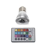 HDE® Remote Controlled 16 Color Led Spotlight Bulb