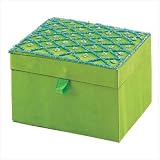Fabric Embroidered Jewelry Box