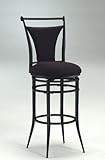 Cierra Swivel Counterstool - Black