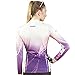 Santic Women's Cycling Jersey Loog Sleeve Road Bike Jersey Jacket Purple Medium