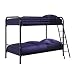 Dorel Home Products Twin-Over-Twin Bunk Bed, Black