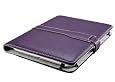 M-Edge Prodigy Leather Kindle Jacket with Hinge (Fits 6" Display, 2nd Generation Kindle), Pebbled Purple
