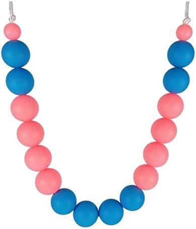 Teething Necklace - Soft and Chewy - Nursing Necklace for Mom to Wear - Helps Baby Focus to Feed Longer - Dishwasher Safe/BPA Free - 100% Satisfaction Guarantee through Baby Baubles