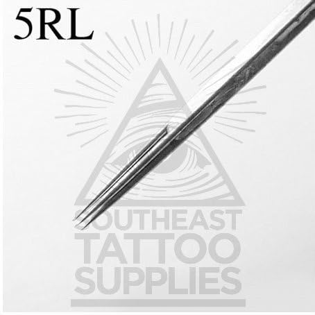 5 Round Liner Tight Box of Needles by Southeast Tattoo Supplies (Box of 50)