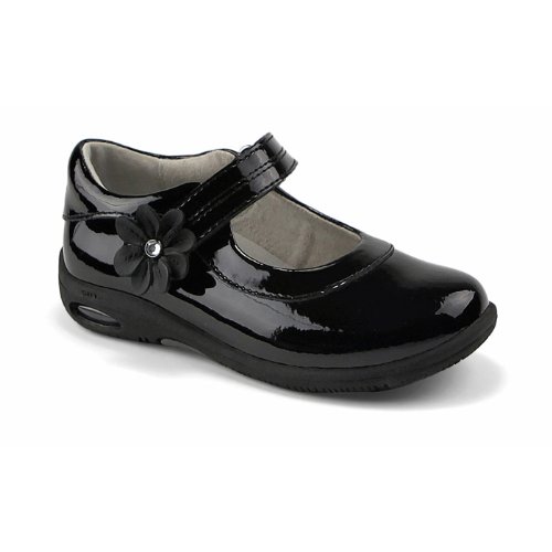 Stride Rite SRT PS Trista Mary Jane (Toddler/Little Kid),Black Patent,8 M US Toddler