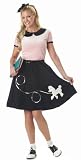 Sock Hop 50s Poodle Skirt Costume - Womens 10-12