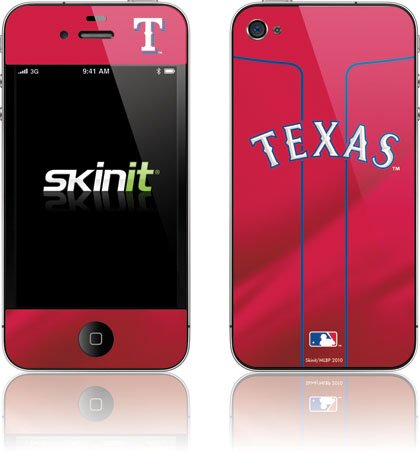 Skinit Texas Rangers Alternate/Away Jersey Vinyl Skin for Apple iPhone 4 / 4S