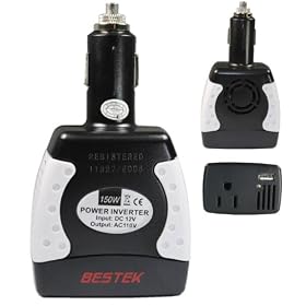Click here to buy Bestek 12v to 110v car adapter lattop charger ac adapter car charger usb power inverter car digital... by BESTEK.