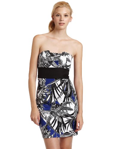 Trina Turk Womens Telma Dress,Cobalt,4