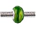 Pandora Style Charm Bead (Z70) Faceted Murano Lampwork Glass (14mm x 10mm) (fits Troll too)